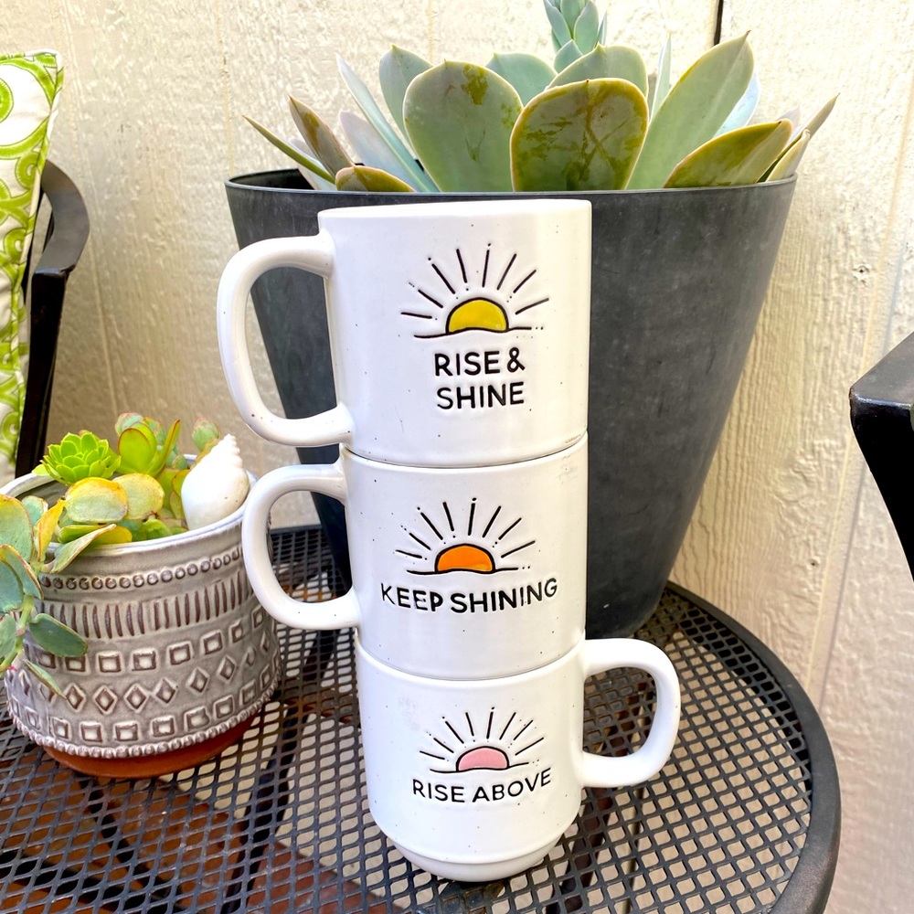 Coffee cups   Set of three.
